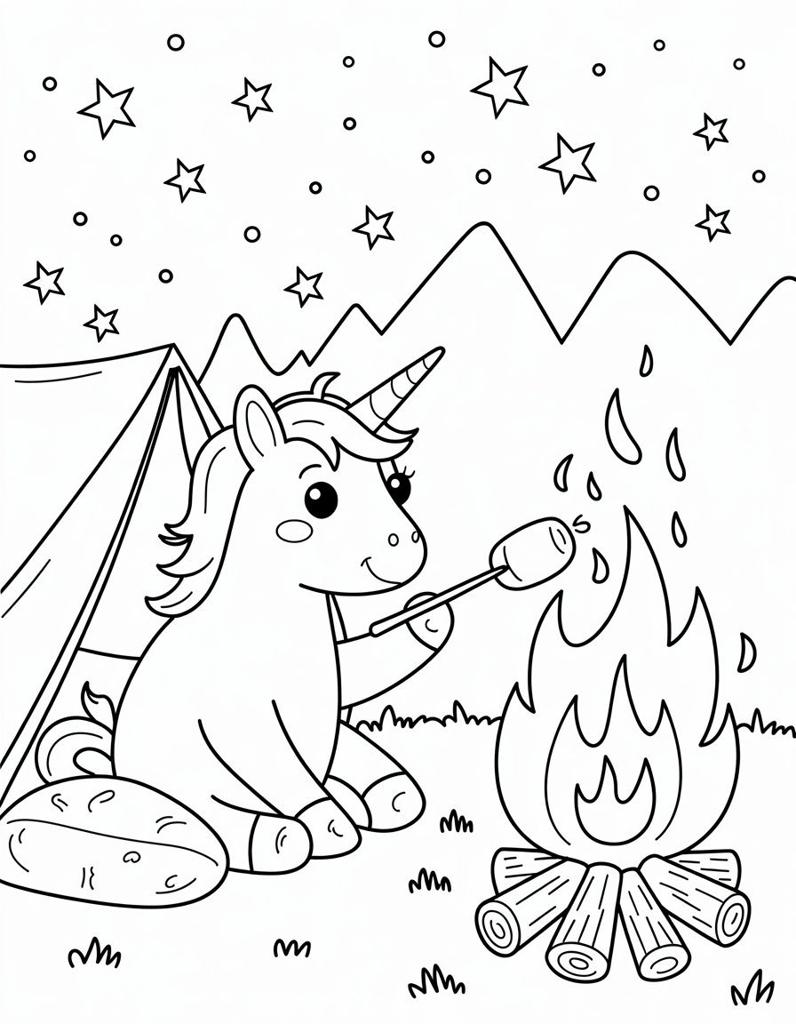 Camping Unicorn
